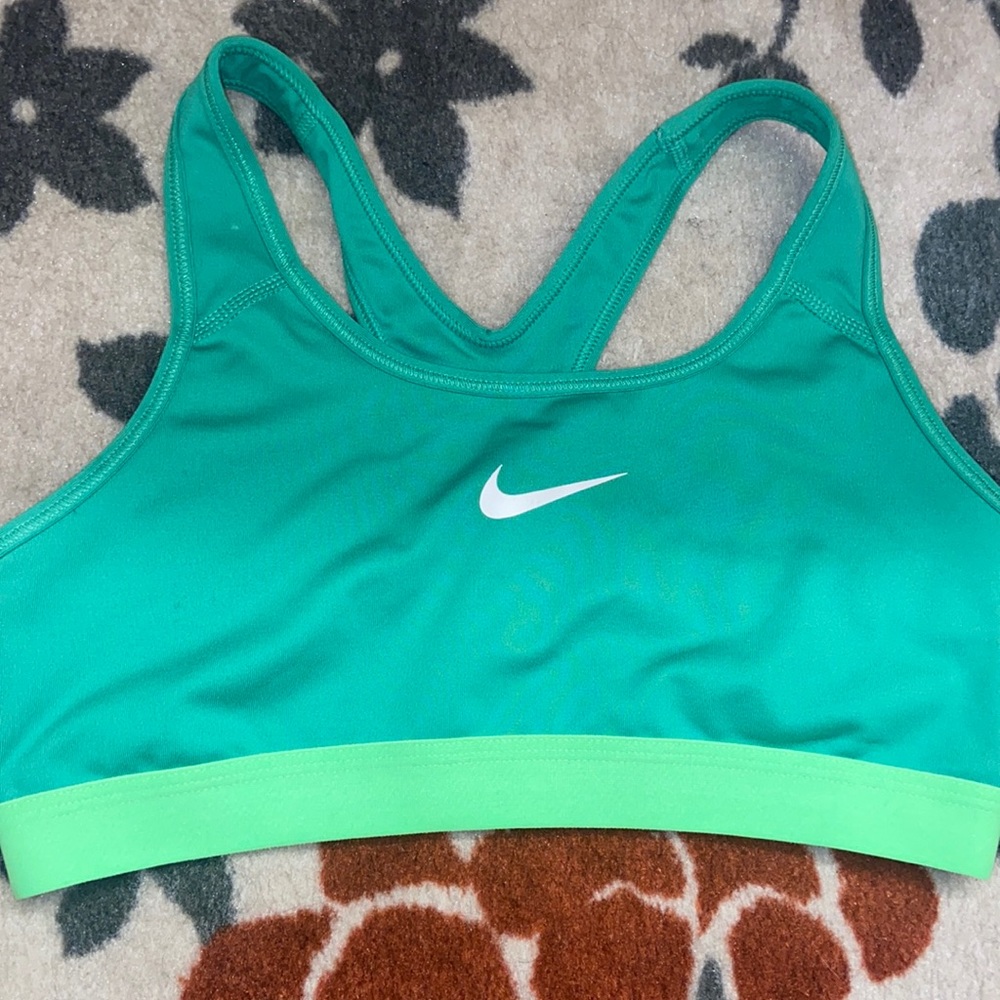 Green Nike Sports Bra